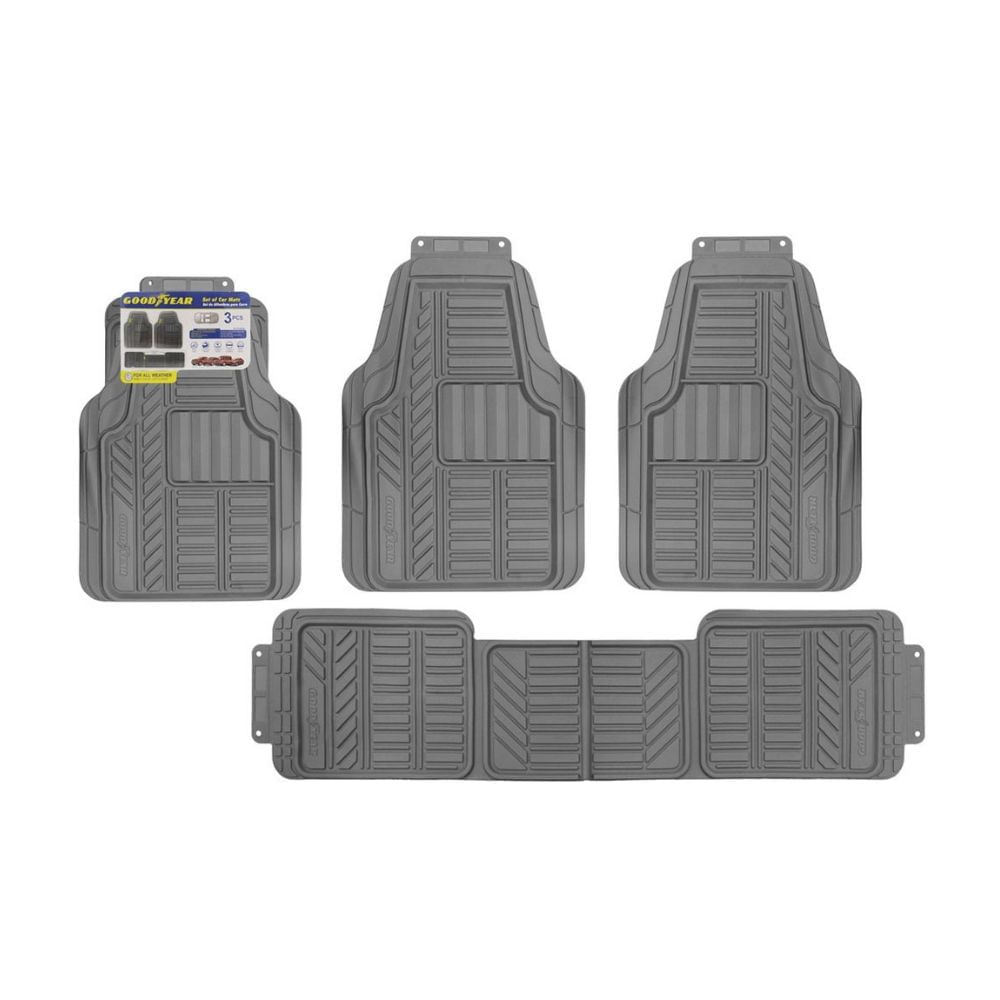 Alfombra para auto 3 piezas 69x50cm Goodyear