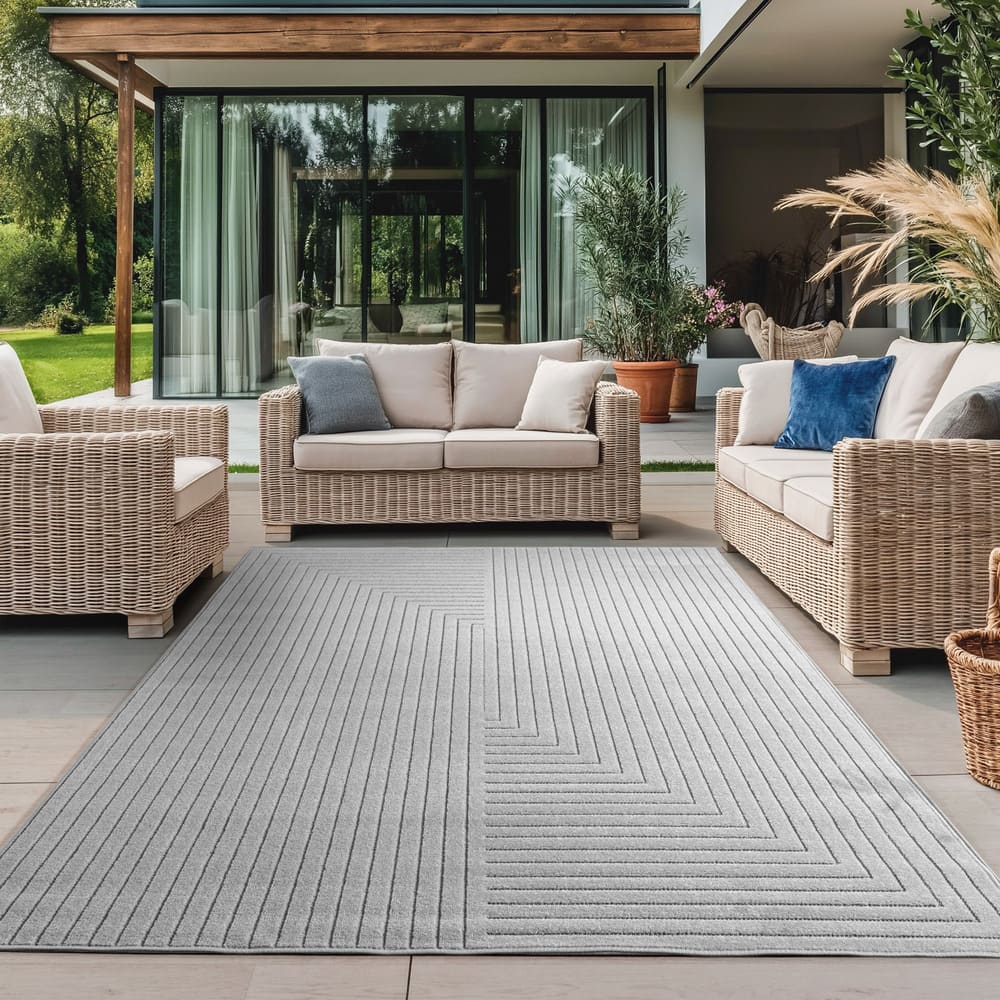 Alfombra Dark Grey Alvora 160x230cm