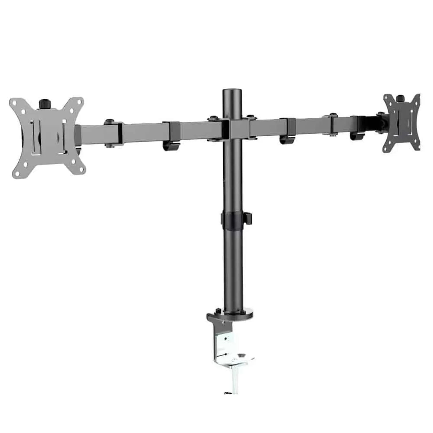 Rack para Doble Monitor Giratorio y Ajustable - Soporte Ergonómico para 2 Pantallas