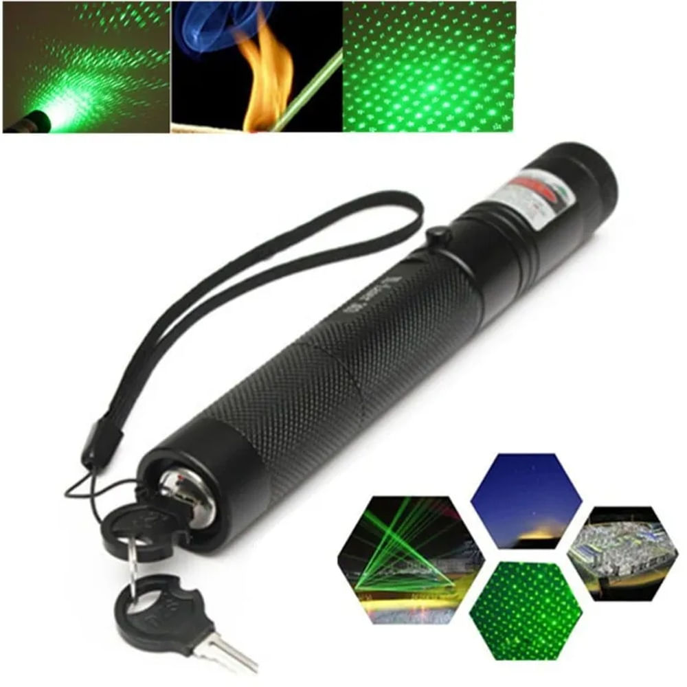 Puntero Laser303 Gran Alcance 1000mW Batería Recargable Multicolor