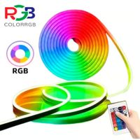 Tira Led Neon 5050 Rgb Bluetooth 5m Luces Led Flexibles