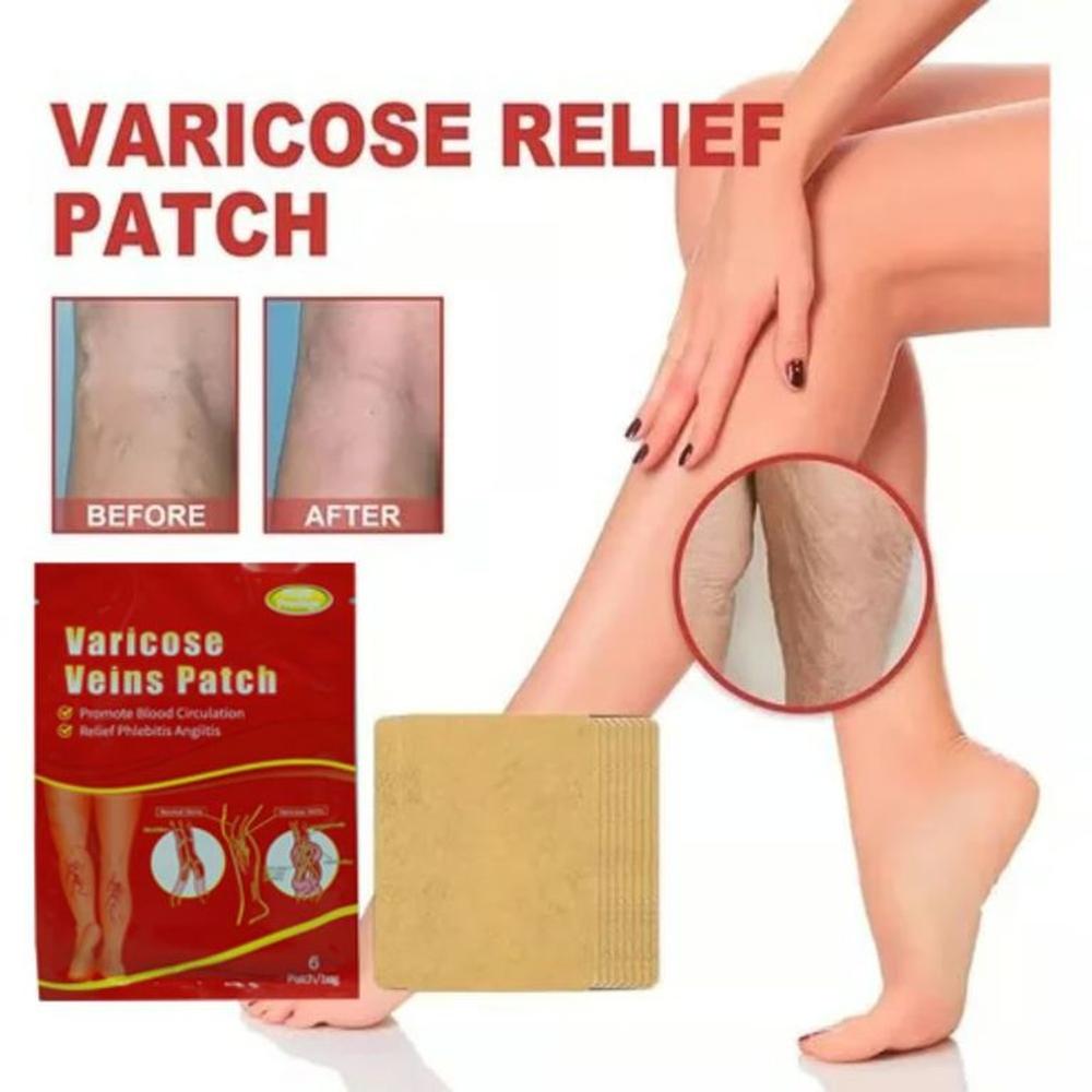 3Sobre 18Parches Varicose para Varices Elimina Vena Hinchada Multicolor
