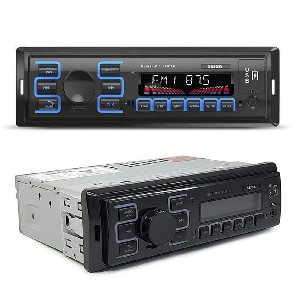 Stereo Autoradio para Autos con Pantalla Digital LCD
