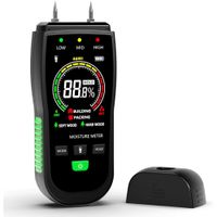 Medidor Digital de Humedad MT-19C para Madera Drywall Paredes y Materiales de Construcción