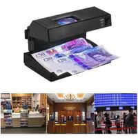 Detector de Billetes Falsos Profesional con Lupa y Luz UV Verificador de Sello de Agua
