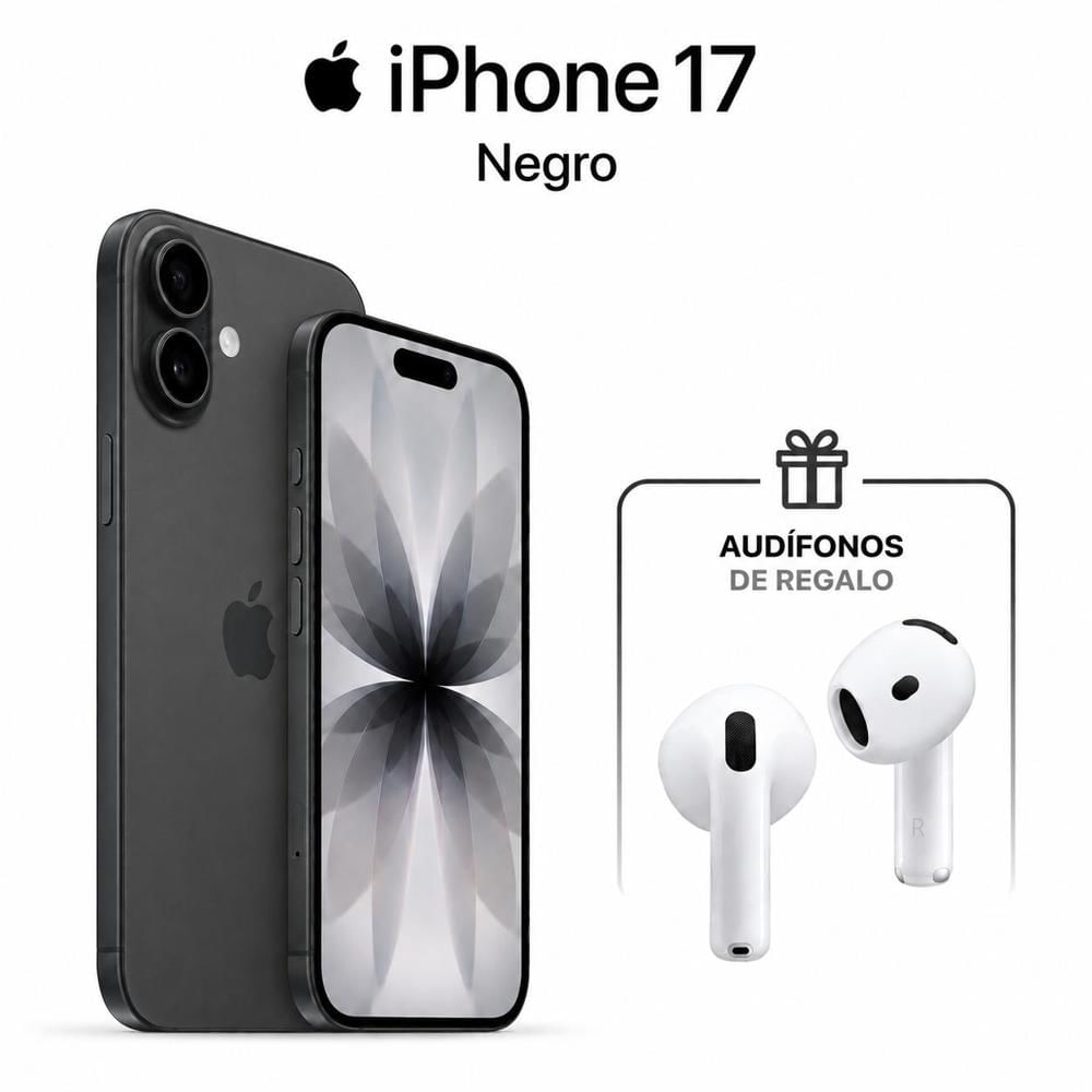 IPHONE 17 256GB CHIP FISICO CON REGALO NEGRO