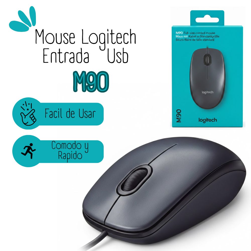 Mouse  LOGITECH  M90 USB Cable