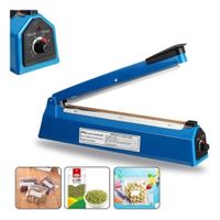 Máquina Selladora 20cm de Bolsas Manual por Impulso Ideal para Bolsas de Aluminio Kraft y PE