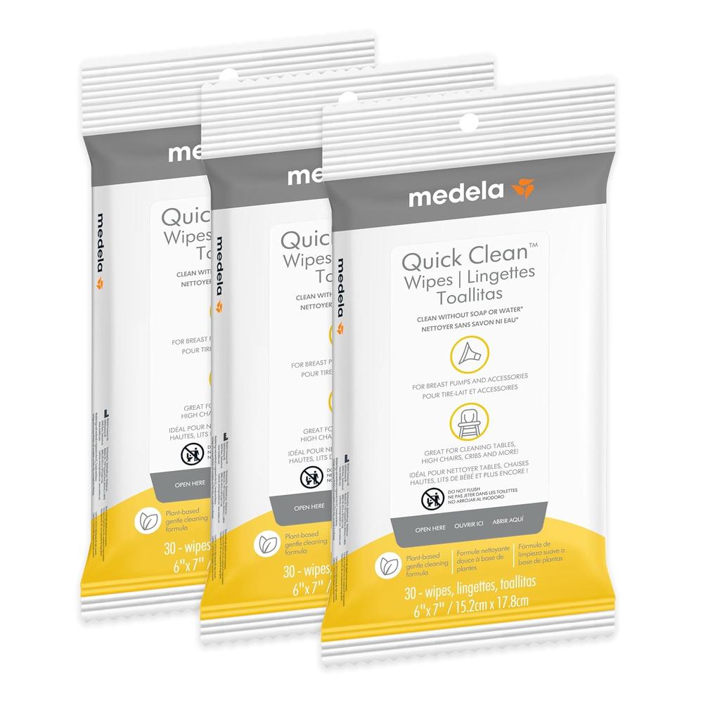 TOALLITAS DE LIMPIEZA RÁPIDA - MEDELA QUICK CLEAN 90 PZS