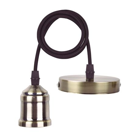 Lámpara Colgante Ledvance Pendulum Policarbonato E27 Bronce Clásica