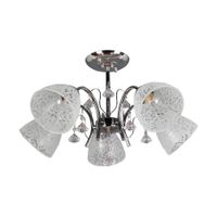 Lámpara Colgante Orange Providencia 5 Luces E27 Silver