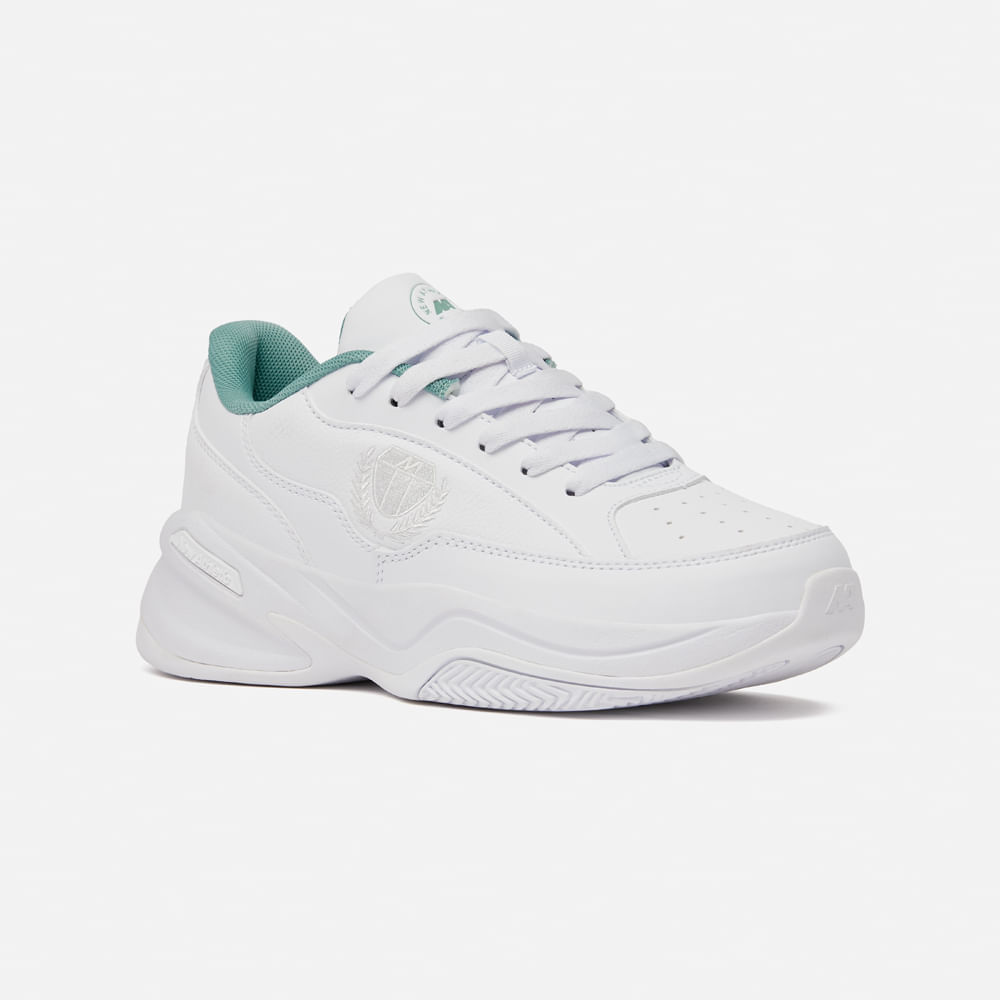 Zapatilla New Athletic Tennis NeoGom 044-0145 para Mujer 37 Blanco