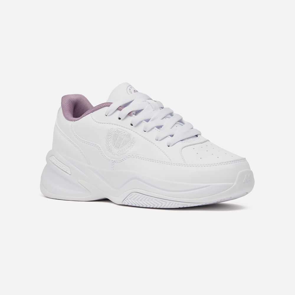 Zapatilla New Athletic Tennis NeoGom 044-0128 para Mujer 36 Blanco