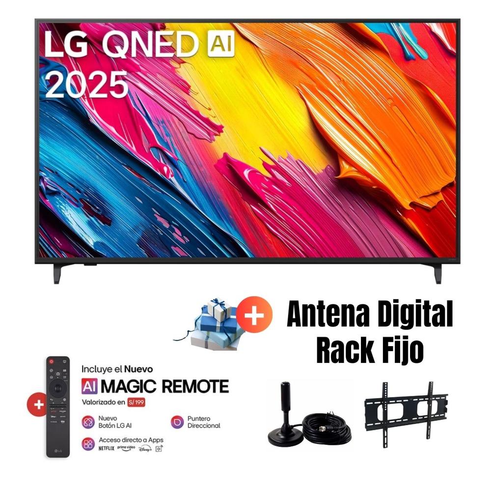 Televisor Smart TV 50'' QNED UHD 4K ThinQ AI 50QNED73ASA 2026 - Ant - Rack Fijo