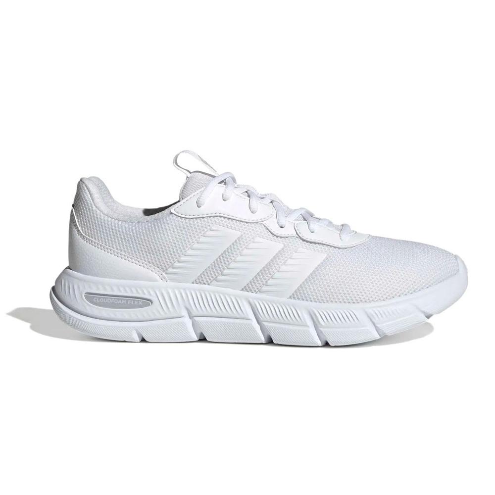 Zapatillas Adidas Hombre Cloudfoam Flex Laces KI4427 Blanco-10