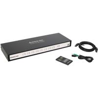 IOGEAR Switcher HDMI 2.0 DCI 4K 8 x 1 con Control IR y RS-232