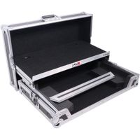 ProX Flight Case para Pioneer DDJ-400 / DDJ-SB3 con Estante para Laptop - Negro y Plata