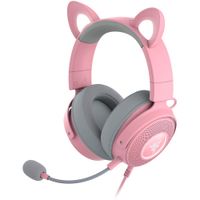 Razer Kraken Kitty V2 Pro Auriculares USB RGB (Quartz) - Drivers de 50mm, Micrófono Cardi