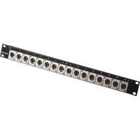 Canare Panel Flush-Mount 161U-BJRUK 12G A/V BNC con 16 Terminales BNC