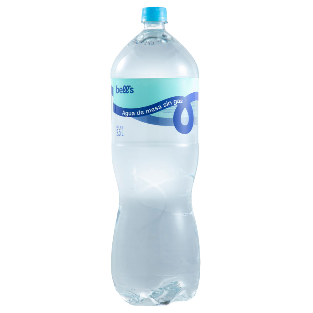 Agua BELL'S sin Gas Botella 2.5L
