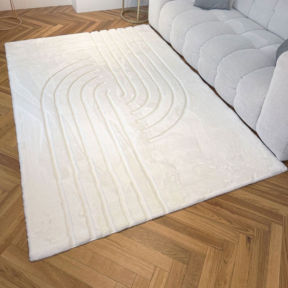 Alfombra White Alaska 160x230cm