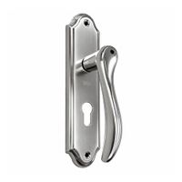 Cerradura Embutir Dublin Curve Acero Plata
