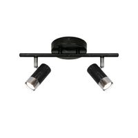 Barra Negro Niquel 2 Luces LED 5W Orange