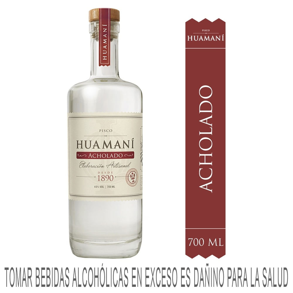 Pisco HUAMANÍ Acholado Botella 700ml