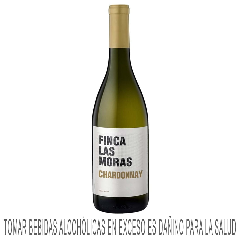 Vino Blanco Finca LAS MORAS Chardonnay Botella 750ml