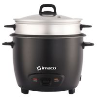 Olla Arrocera IMACO 2.8L RC28NE C/Vaporera Negro Mate