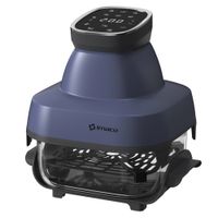Freidora de Aire IMACO 4L AF1524VD Glass y azul plomo