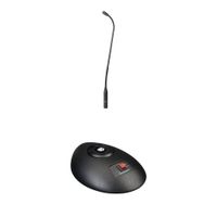 Audio-Technica Micrófono Gooseneck U859QL con Soporte de Escritorio AT8615RS, Patrón Car