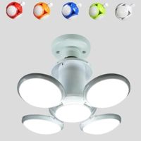 Foco LED Plegable de 4 Aspas Ajustables - Lámpara Deformable para Iluminación Integra