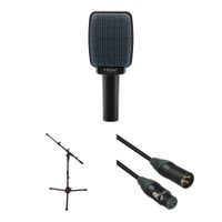 Sennheiser e 906 Micrófono Dinámico Supercardioide para Instrumentos con Soporte y Cable