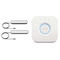 Philips Hue Bridge con 2 Play Light Bars Ambiance Color - Soporte para hasta 50 bombillas,