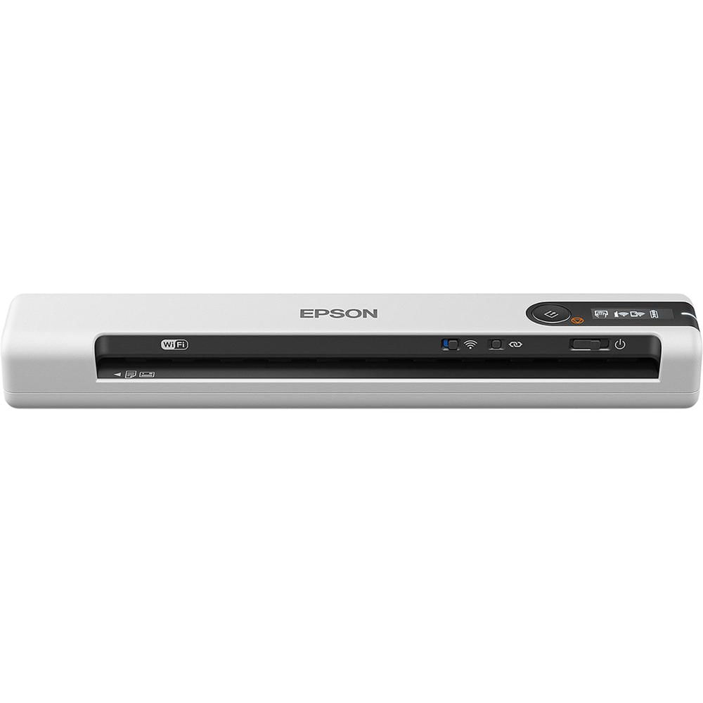 Epson Escáner Portátil Inalámbrico DS-80W 600 dpi, ADF, 15 ppm