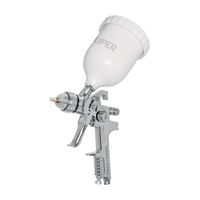 Pistola p pintar gravedad HVLP vaso plástico 1.7 mm TRUPER - 12129