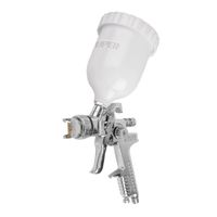 Pistola p pintar gravedad HVLP vaso plástico 1.4 mm TRUPER - 12128