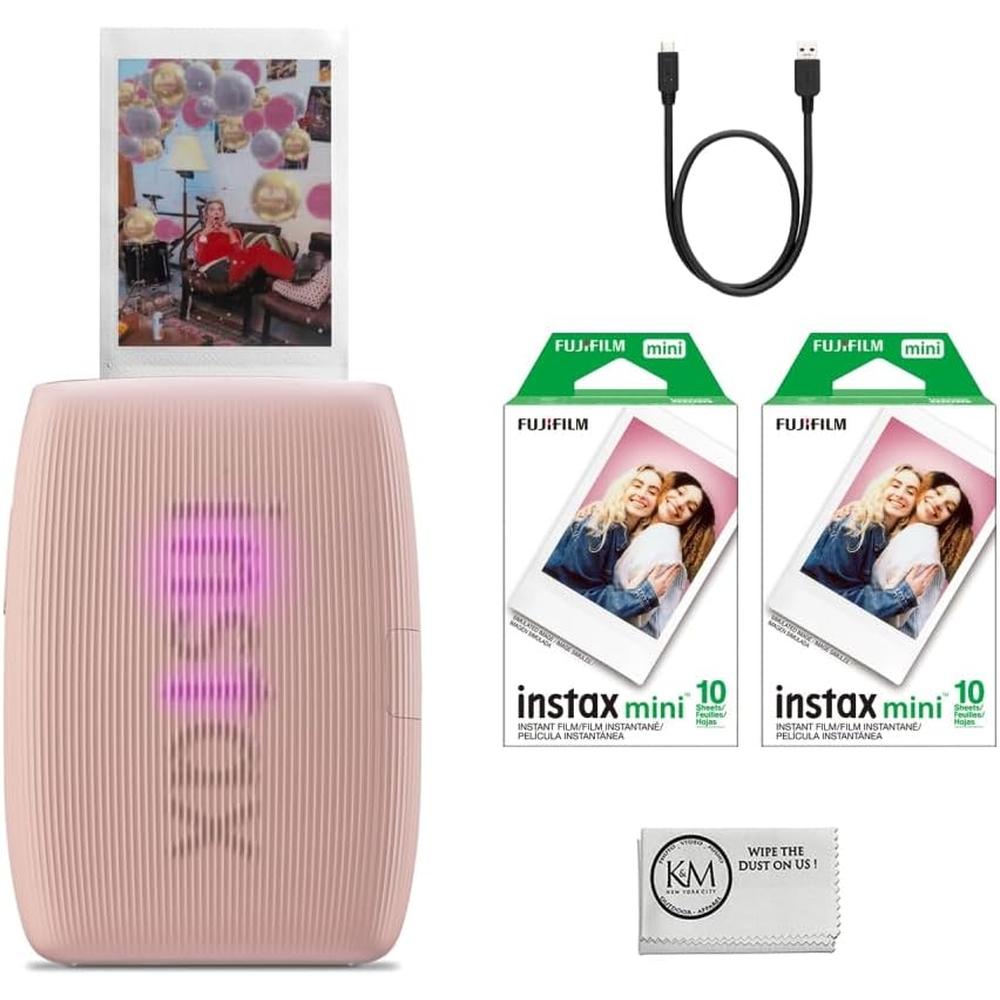 IMPRESORA FUJIFILM INSTAX MINI LINK 3 STARTER KIT SET 3PZS | ROSA