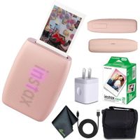 IMPRESORA FUJIFILM INSTAX MINI LINK 3 + PELÍCULA MINI 20HJ + BOLSO + USB SET 5PZS | ROSA