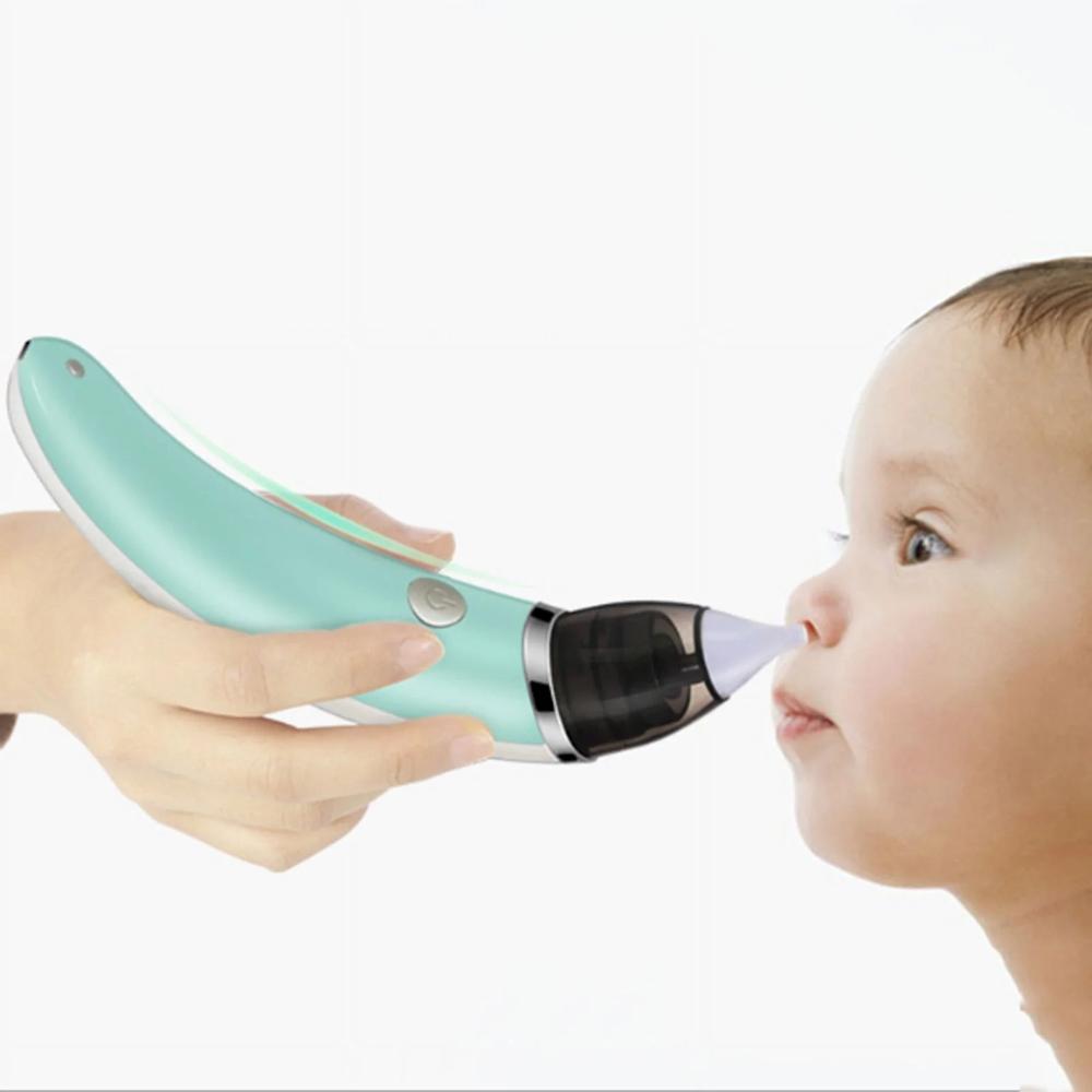 Saca Mocos Para Bebes Aspirador Nasal Eléctrico Recargable Limpiador De Nariz