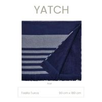 Toalla de Playa Turca Azúl Yatch 100cm x 180cm