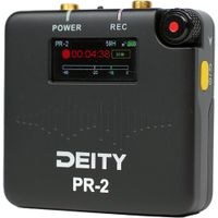 Deity Microphones PR-2 Grabador de Audio Pocket 32-Bit Float con Micrófono Lavalier W.Lav