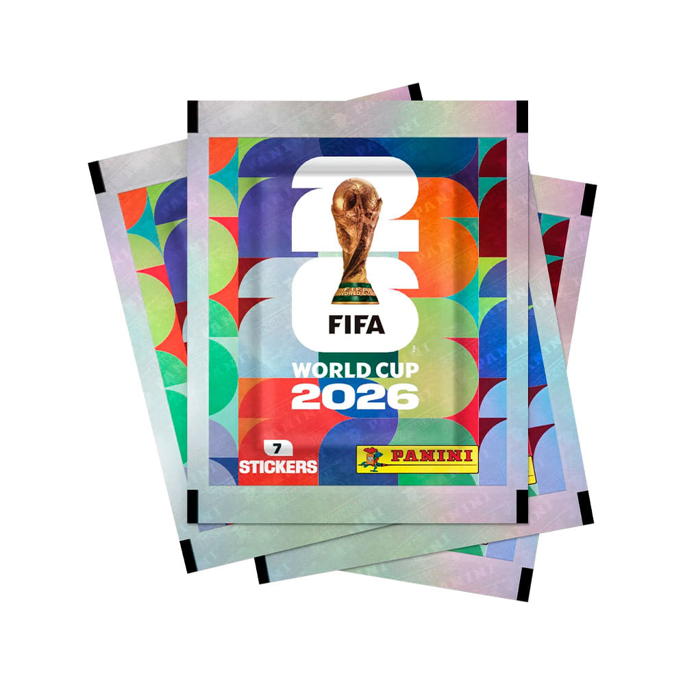Pack 5 Sobres Panini de Figuritas Mundial 2026