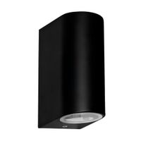 Aplique exterior Gu10x2 Ip65 Negro Lightech