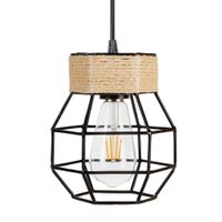 Lámpara Colgante Ciametsa Catalina 1 Luz E27 Soga