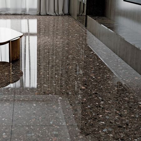 Piso Porcelanato Liso Nápoles Brown 120x60cm 2.16m2 Orange