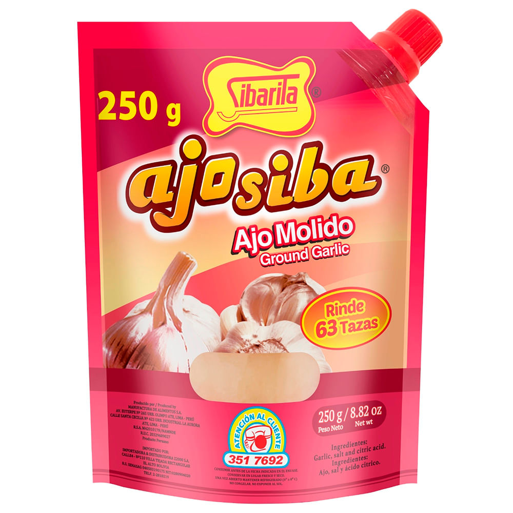 Ajo SIBARITA Pasta Doypack 250g