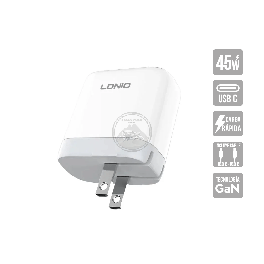 Cargador Rápido Universal 45W GaN PD Ldnio