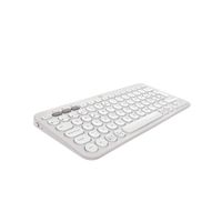Teclado Inalámbrico Logitech Pebble Keys 2 K380s Bluetooth - Tono Blanco
